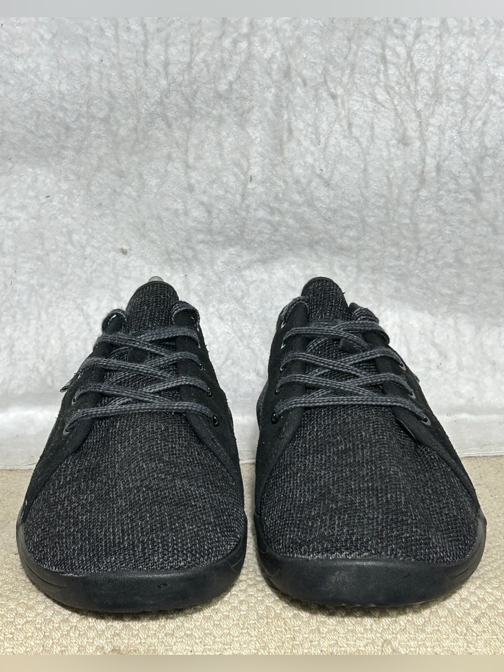 Whitin Mens Blk Knit Zero-drop Minimalist Running Barefoot Sneaker SZ EU 43 US 9 - Picture 3 of 11